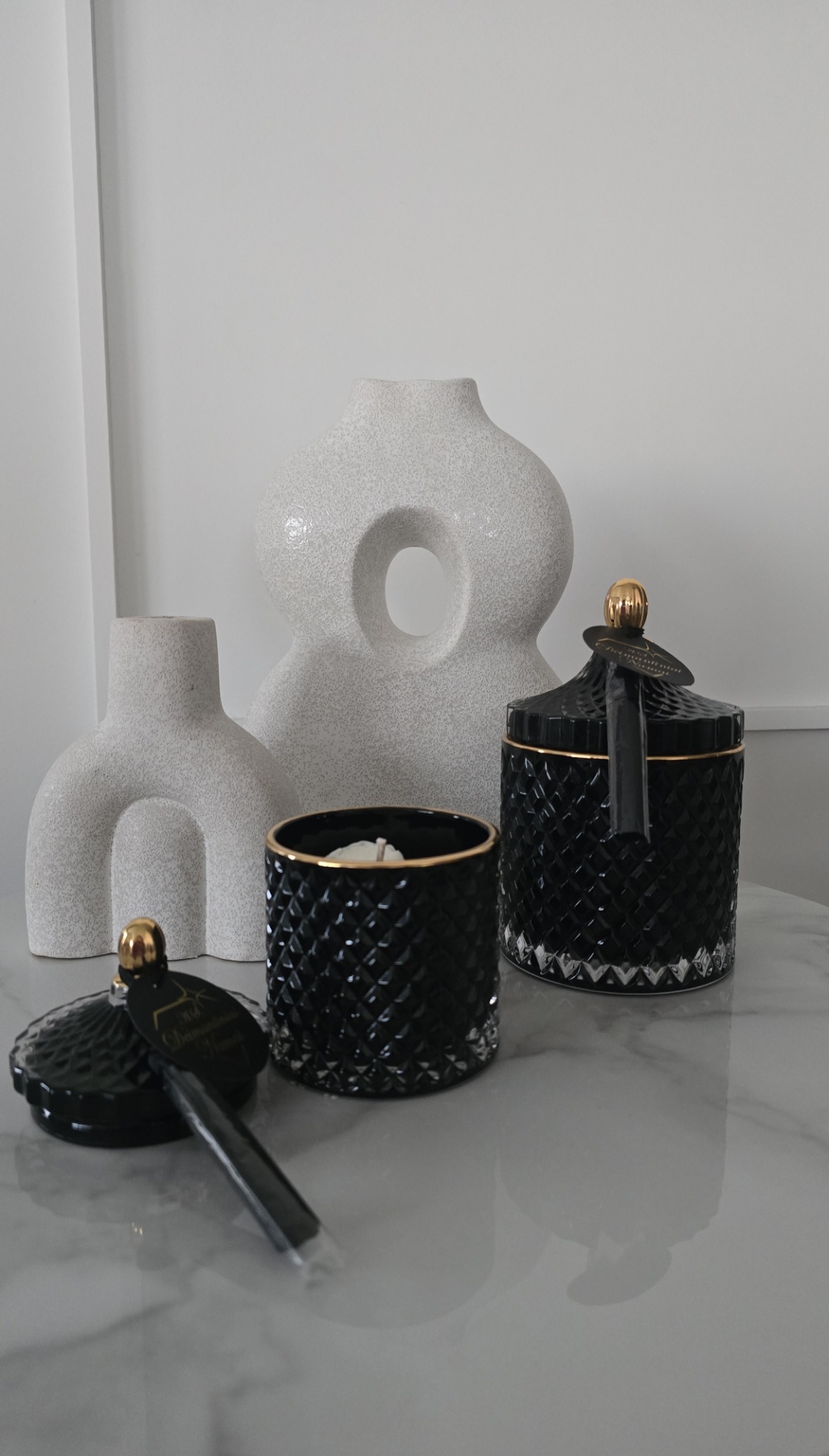 Juoda žvakė ,,Crystal XL" 500 ml.