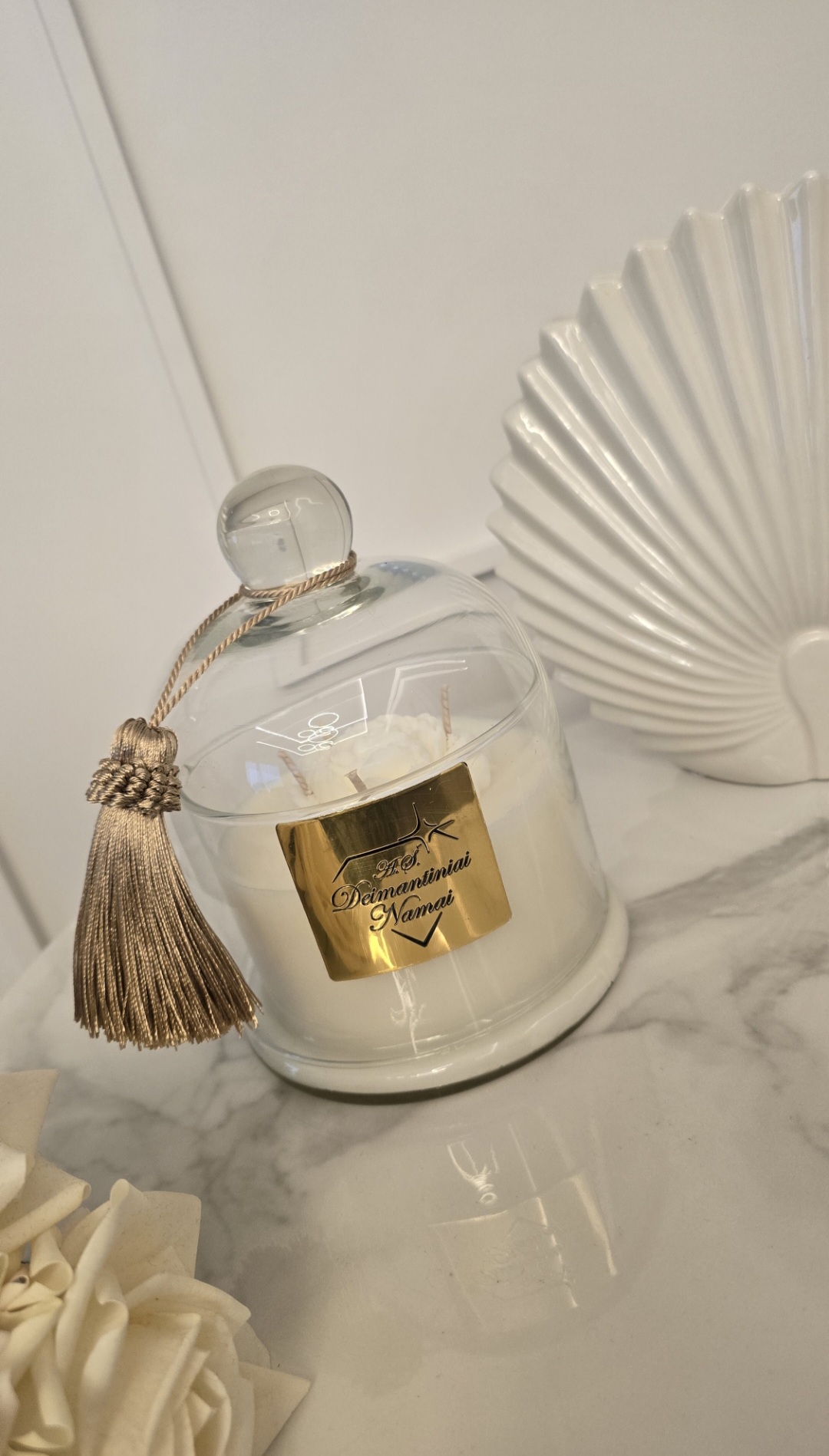 Kvepianti žvakė "Tūkstantis šviesos akimirkų" 1000 ml.