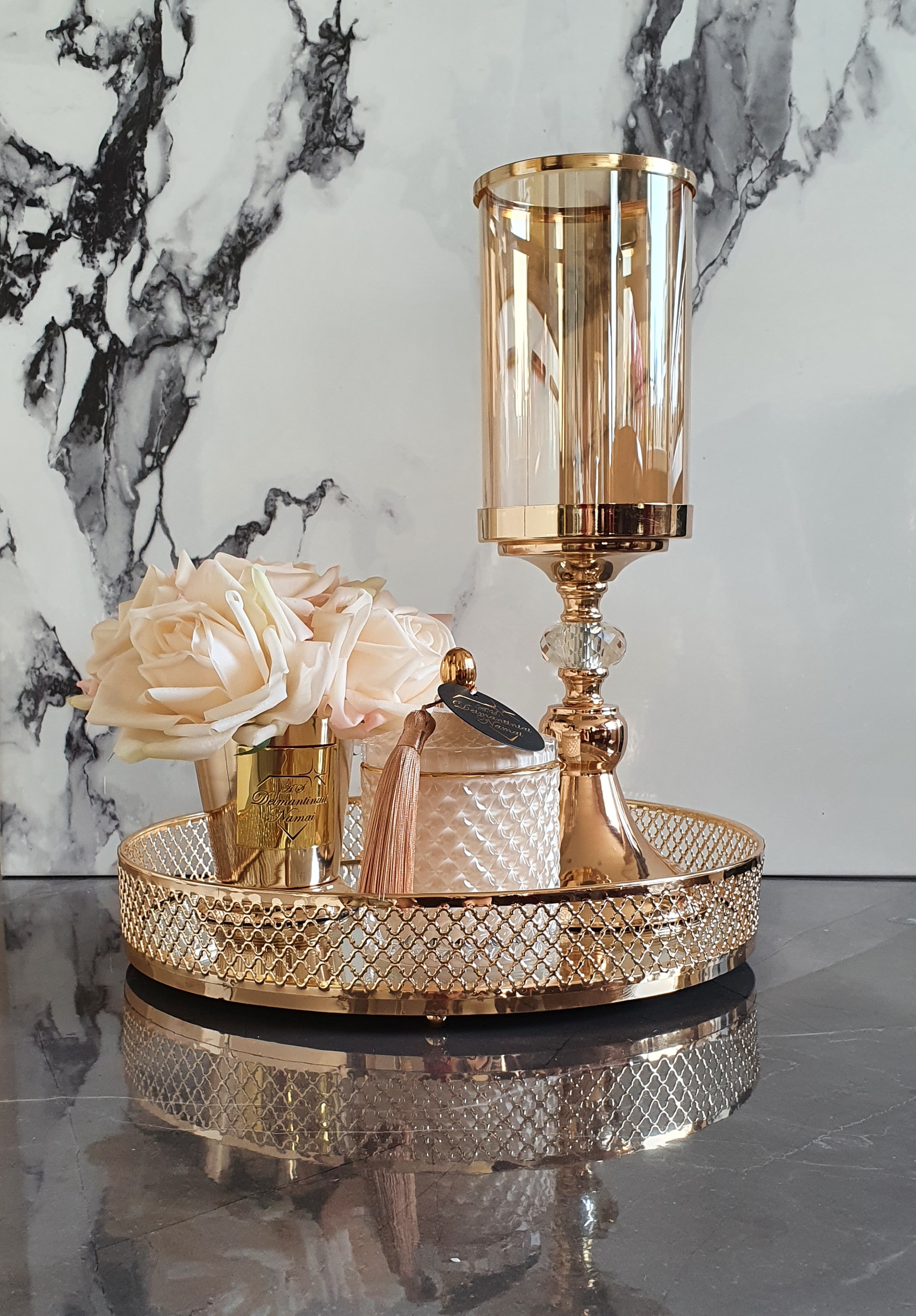 Kreminė žvakė ,,Crystal L" 230 ml.