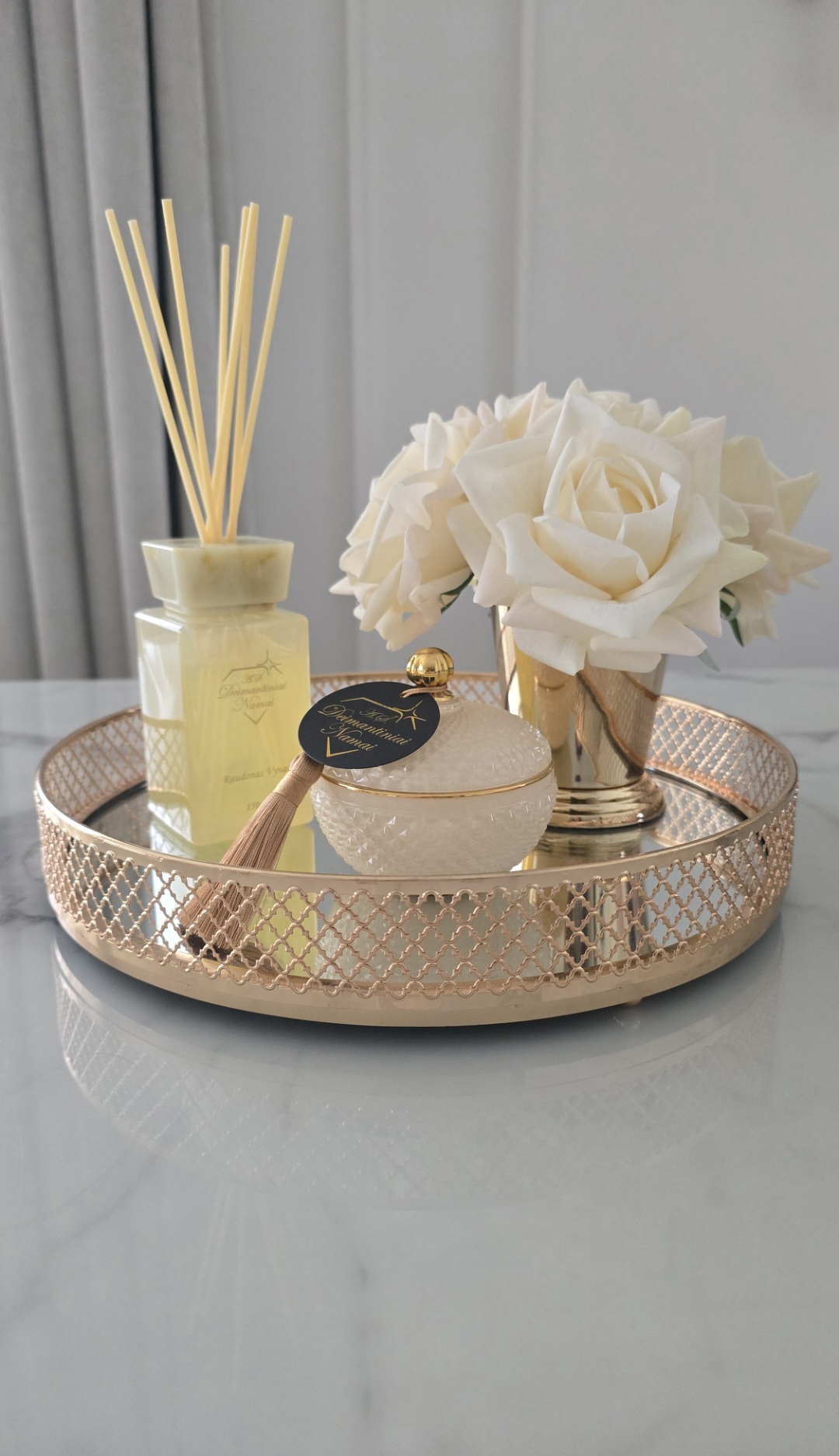 Kreminė žvakė ,,Starry Night L" 115 ml.